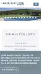 Mobile Screenshot of leidenfrost.at